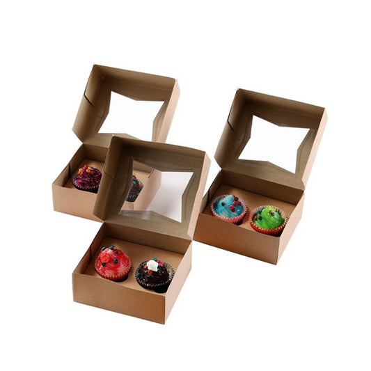 Kraft Cupcake Boxes